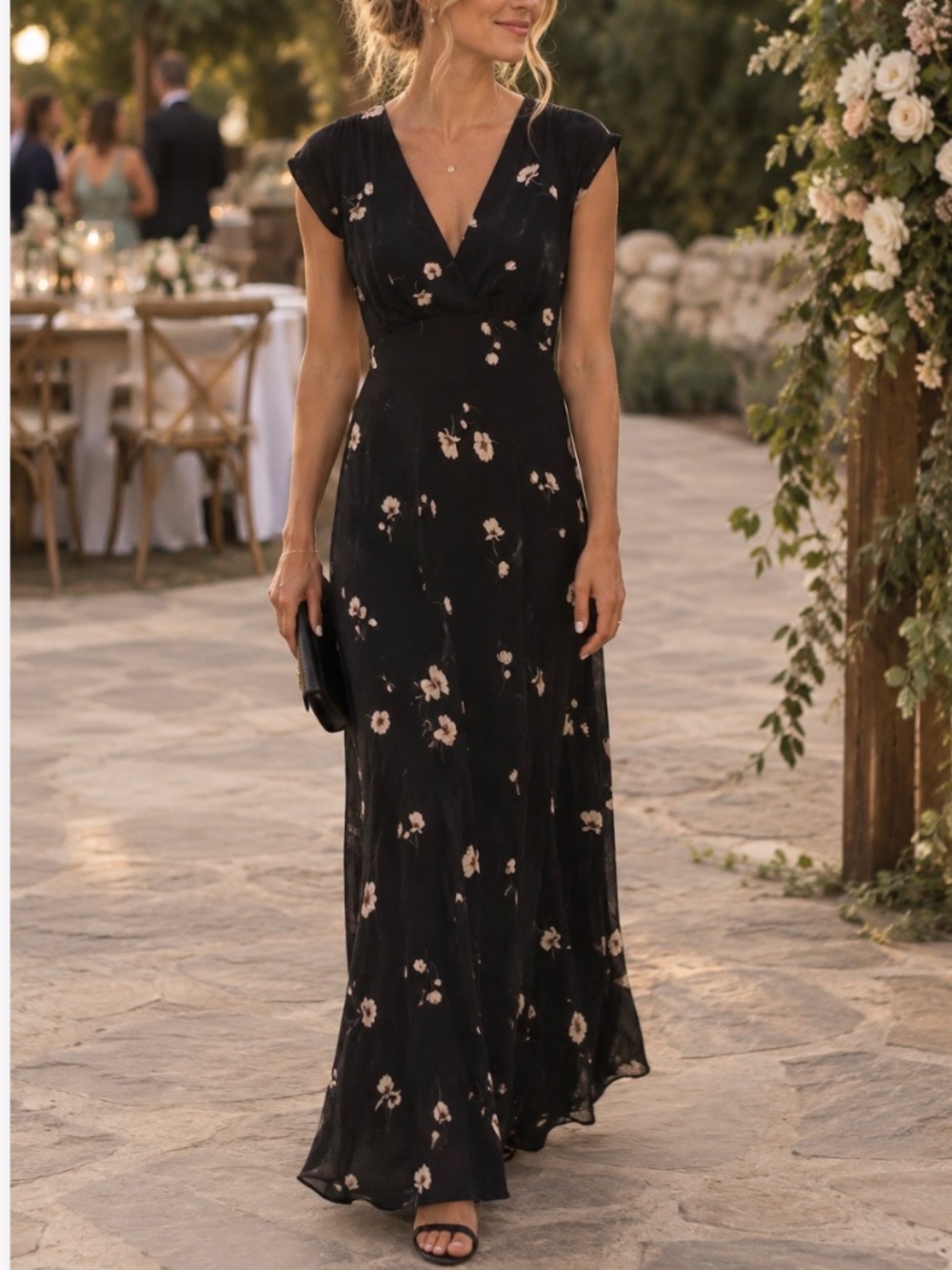Dynamite Maxi floral dress
